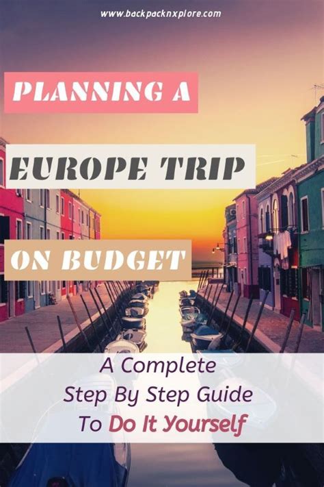 How To Plan A Europe Trip On A Budget Artofit