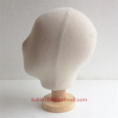 hats and millinery display head fabric covered mannequin head in mannequins from home and garden