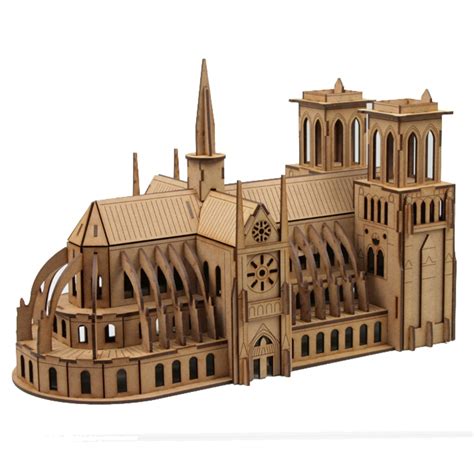 Weihrauch Befreiung Glänzend 3d Puzzle Notre Dame Cathedral
