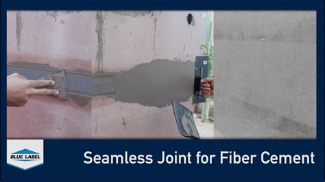 Seamless Joint For Fiber Cement Youtube