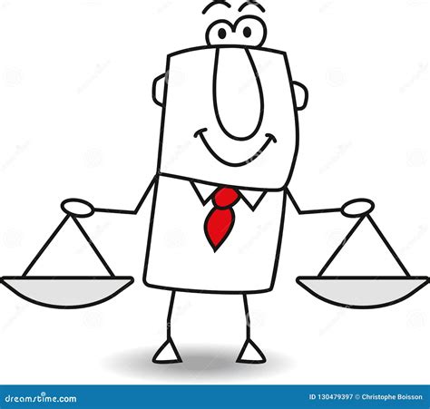 Equidad Y Justicia Ilustración Del Vector Ilustración De Confianza