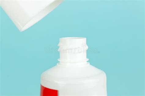 Toothpaste White Tube Hygiene Health Care Concept Of Oral Hygiene In