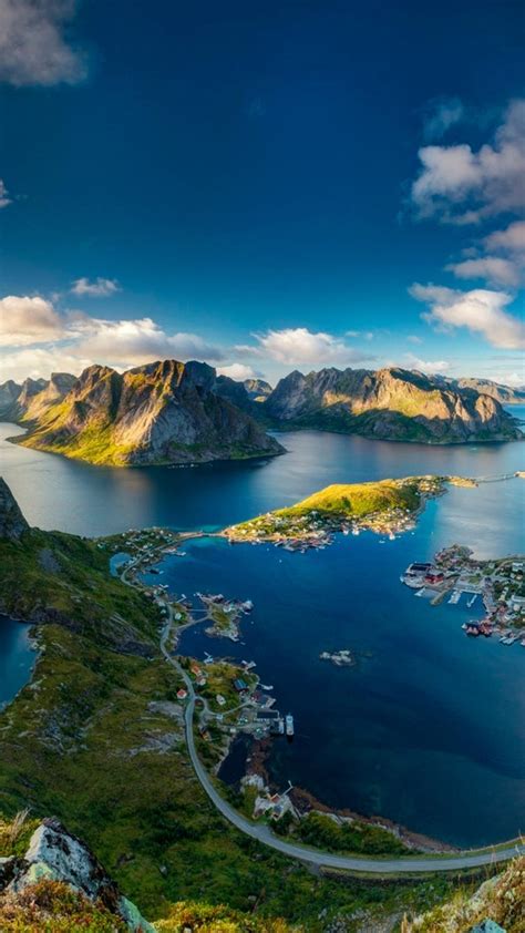 Reinebringen Norway Stunning Landscape Wallpaper Download 1080x1920