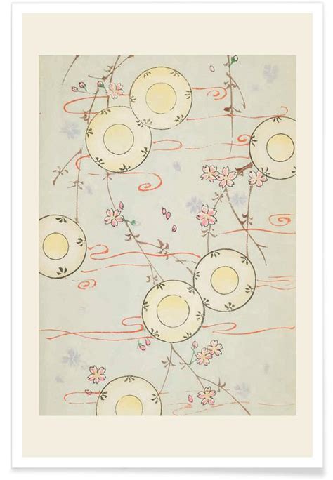 Shin Bijutsukai Floral Flow Poster Juniqe