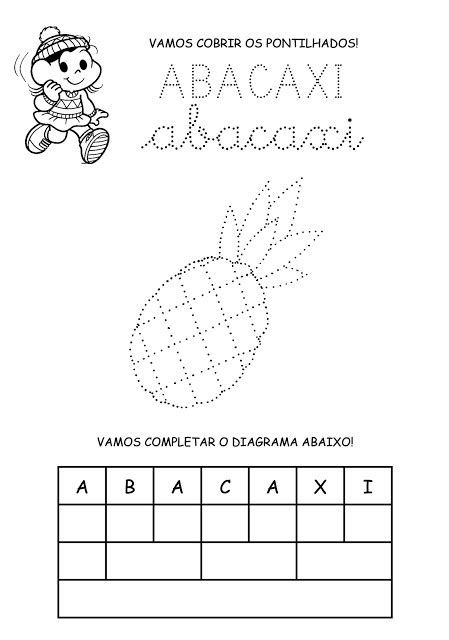 Blog Educativo Da Rossita Atividades Com O Alfabeto 4 Tipos De Letras