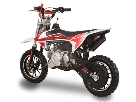 Syx Moto Tearoff 60cc Electric Start Mini Dirt Bike Red