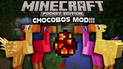 Chocobos для Minecraft Pocket Edition 10