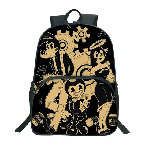 2019 New Bendy And The Ink Machine Backpack For Teenagers Back To