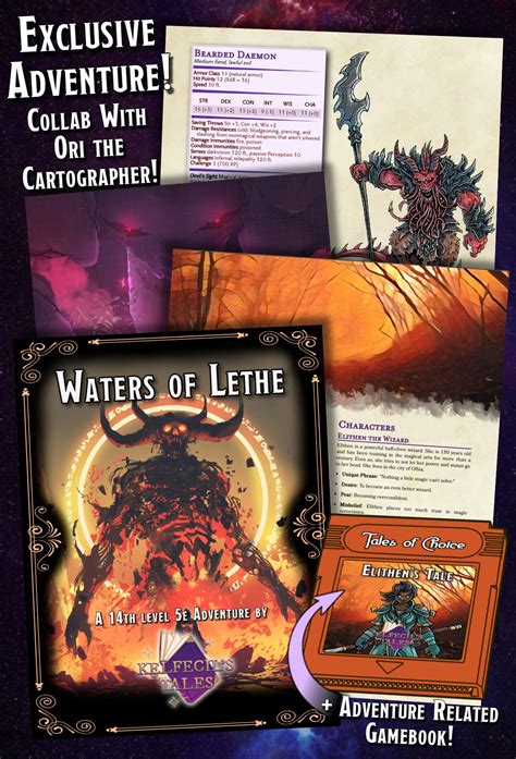 Waters of Lethe - Exclusive Adventure! | Kelfecil on Patreon