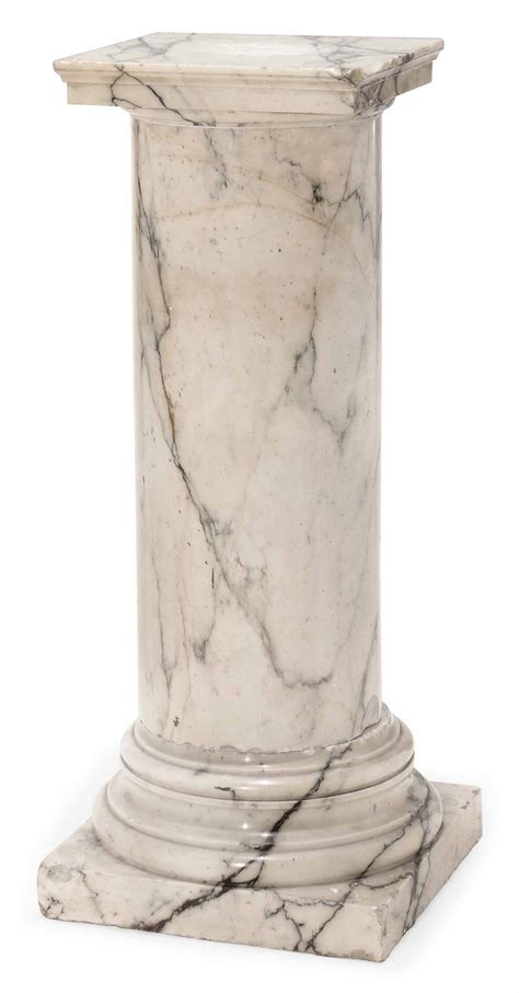 A Veined Cream Marble Pedestal Column 19th Century Christies