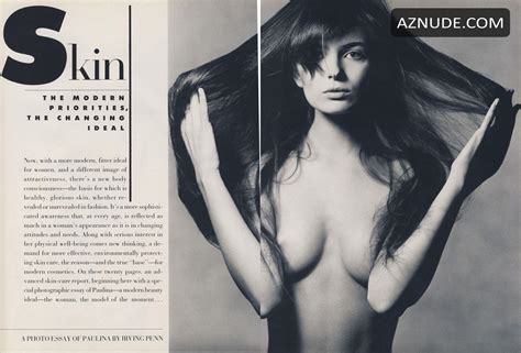 Paulina Porizkova Photos From Vogue Magazine Issue 1986 By Irving Penn