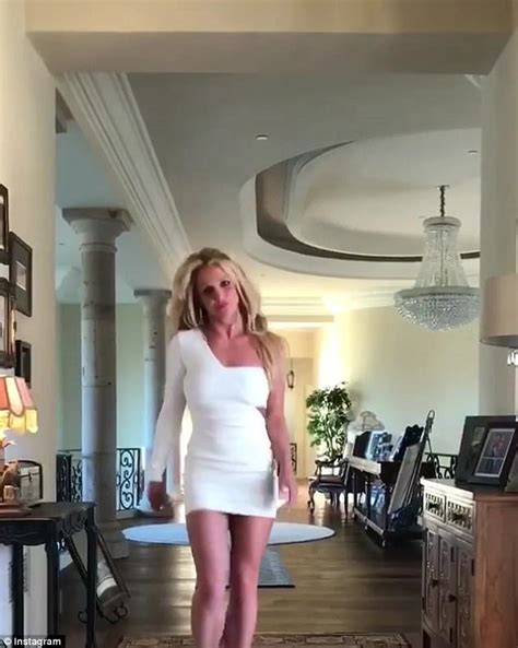 Britney Spears Wears Four Different Dresses On Instagram Daily Mail