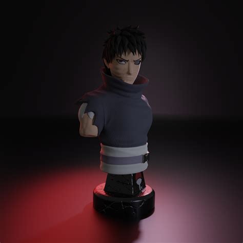 Stl File Obito Uchiha Bust・3d Printing Model To Download・cults