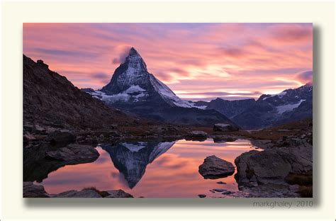 Matterhorn Sunset The Matterhorncervino With An Amazeing Flickr