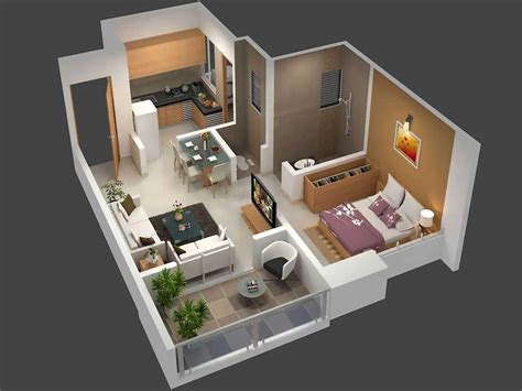 Denah Interior Apartemen 2 Kamar Apartment Design Ide