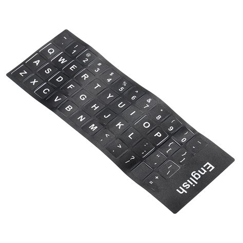 Uxcell English Keyboard Layout Stickers Computer Replacement Cover