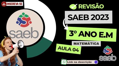Simulado Saeb 3 Ano Ensino Medio Matematica