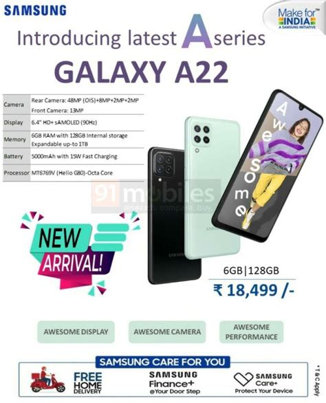 Exclusive Samsung Galaxy A22 Price In India Revealed Available
