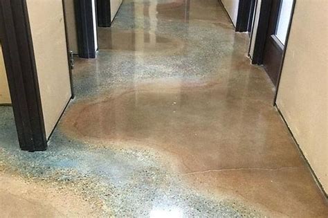 The floor is now the focal part of the room. Best Decorative Concrete Stain and Metallic Epoxy Floor of ...