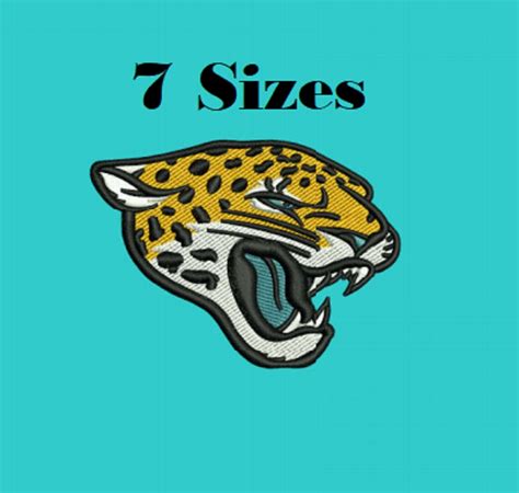 Jacksonville Jaguars Team Nfl Logo Digital Embroidery Design Etsy