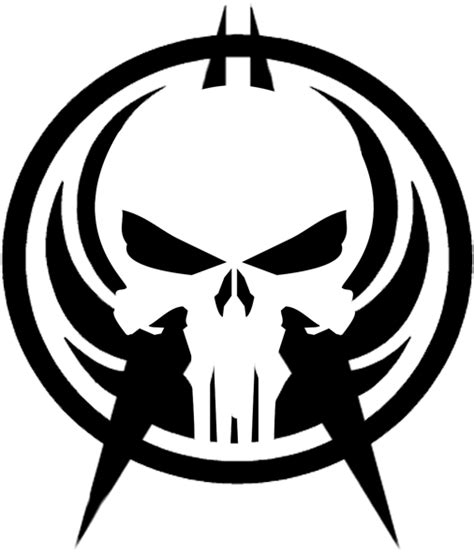 Download Wraith Icon Punisher Skull Logo Png White Full Size Png