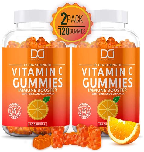 The form of vitamin e: Vitamin C Gummies With Zinc For Immune Support Booster ...