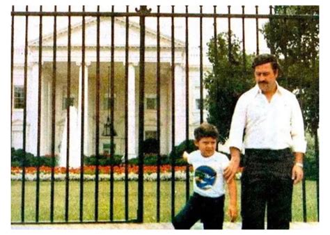 Pablo Escobar Standing In Front Of The White House GAG