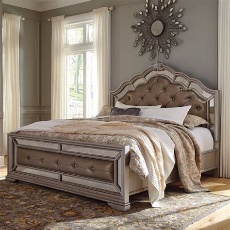 Birlanny Bed With Images Cream Bedroom Furniture Bedroom Sets Mattress Furniture