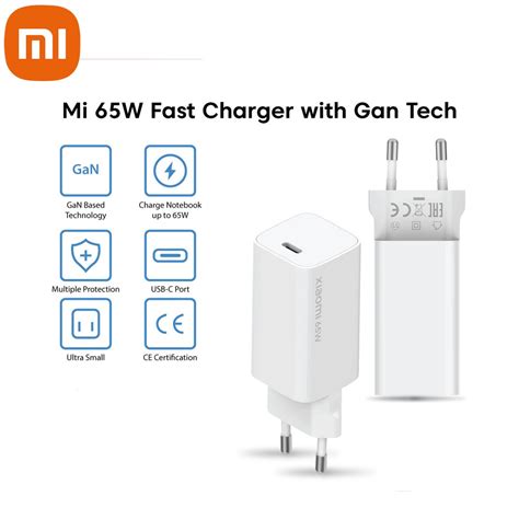 mi 65w fast charger with gan tech perchoon pk