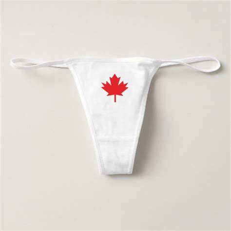 Sexy Canadian Flag Underwear Zazzleca