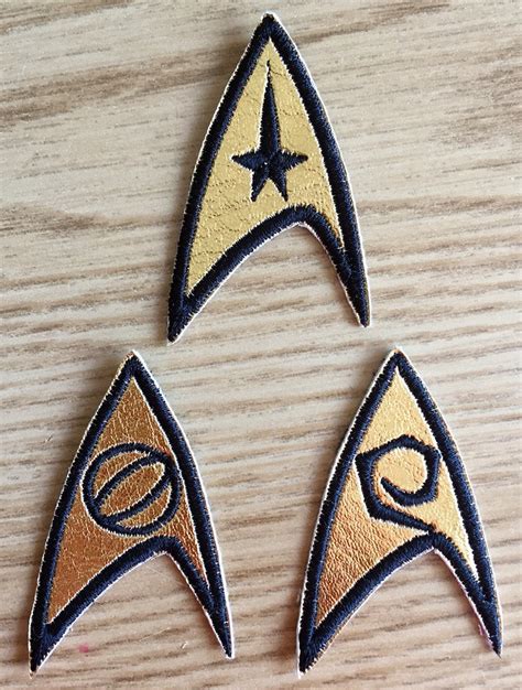 Kidpet Sized Star Trek The Original Series Insignia Patches Etsy