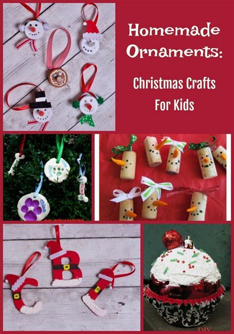 15 Christmas Crafts And Homemade Ornaments For Kids Easy Christmas