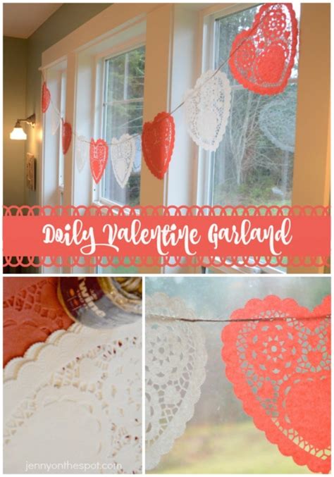 Take It On Tuesday Simple Doily Valentine Garland