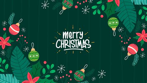 Merry Christmas 2019 Green Wallpaper Hd Wallpapers
