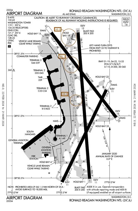 Kdcaronald Reagan Washington National General Airport Information