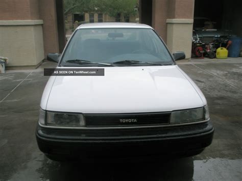 1990 Toyota Corolla Base Sedan 4 Door 1 6l
