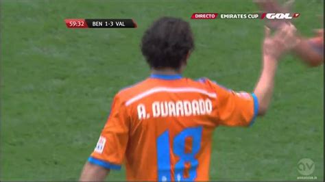 Gol Andres Guardado Vs Benfica Emirates Cup 2014 03082014 Youtube