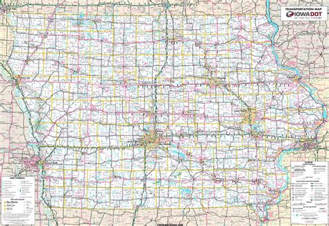 Detailed Map Of Iowa
