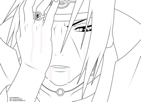 Itachi Coloring Pages Coloringpageone