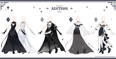 Adopt Auction Fantasy Outfits 51 Close By Quinnyilada On Deviantart