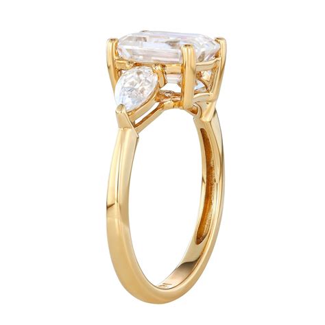 Charles And Colvard 14k Gold 3 38 Carat Tw Lab Created Moissanite 3