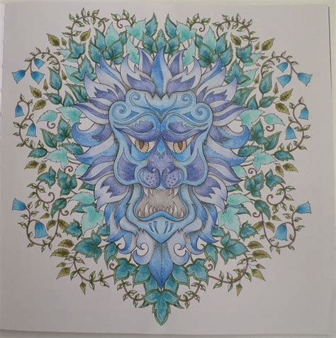 Coloriage livre Forêt Enchantée Johanna Basford par steffy Elsass crea