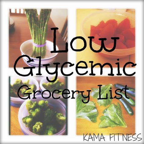Low Glycemic Grocery List Low Glycemic Low Glycemic Diet Lactose