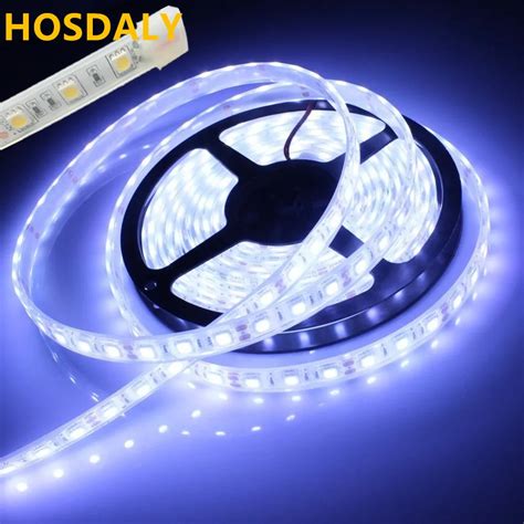 Led Strip Light Silicon Tube Waterproof Ip Ip Dc V Led M Rgb White Warmwhite Red