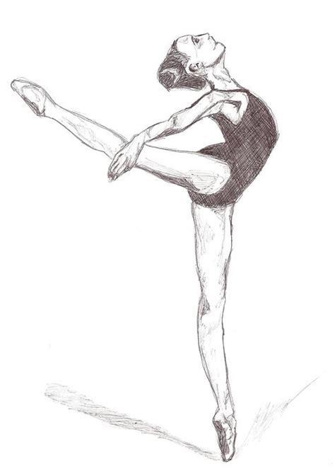 Hand drawn art work isolated on white background. Ballerina Pencil Drawing at GetDrawings | Free download