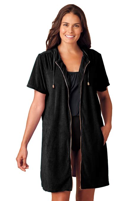 Plus Size Terry Cloth Swimsuit Cover Ups Dresses Images 2022
