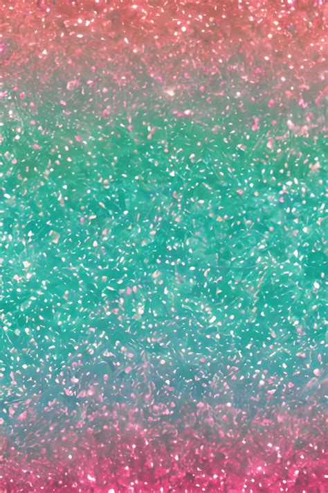Teal Pink And Orange Iridescent Ombré Glitter Background · Creative Fabrica