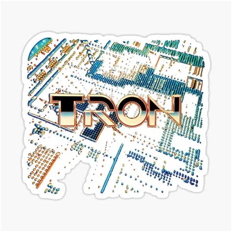 Tron Essential Sticker For Sale By Bobbiwhite1 Redbubble