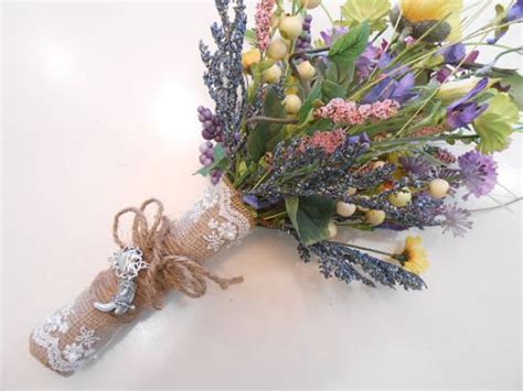 Silk Wildflower Bridal Bouquet Wildflower By Fantasywedding