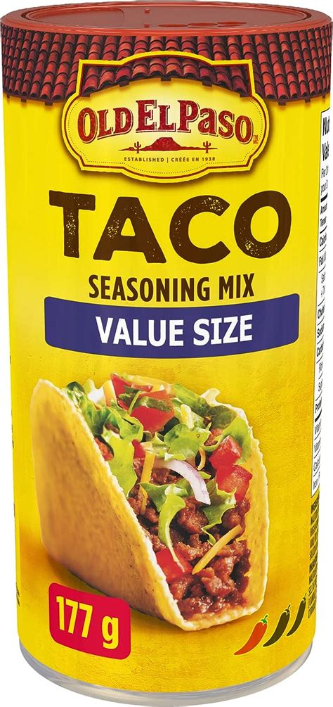 Old El Paso Taco Seasoning Mix Original Value Size 177 Gram1 Amazon